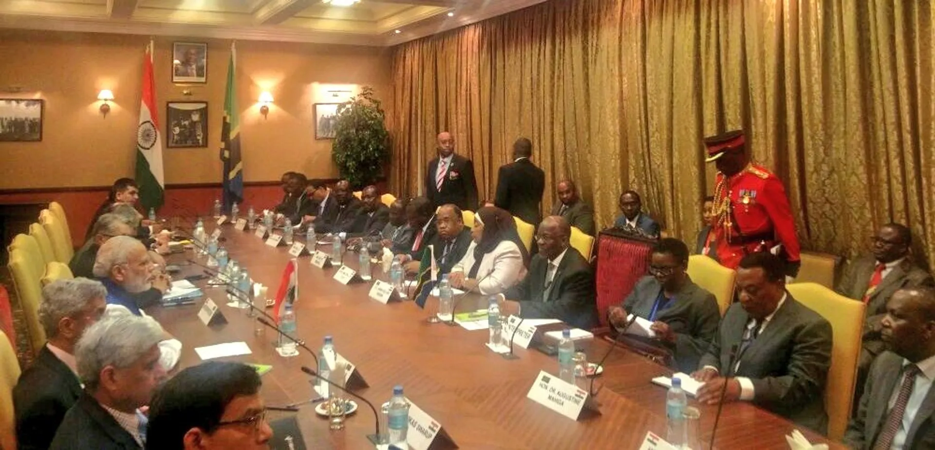 Modi arrives in Tanzania, to hold bilateral talks