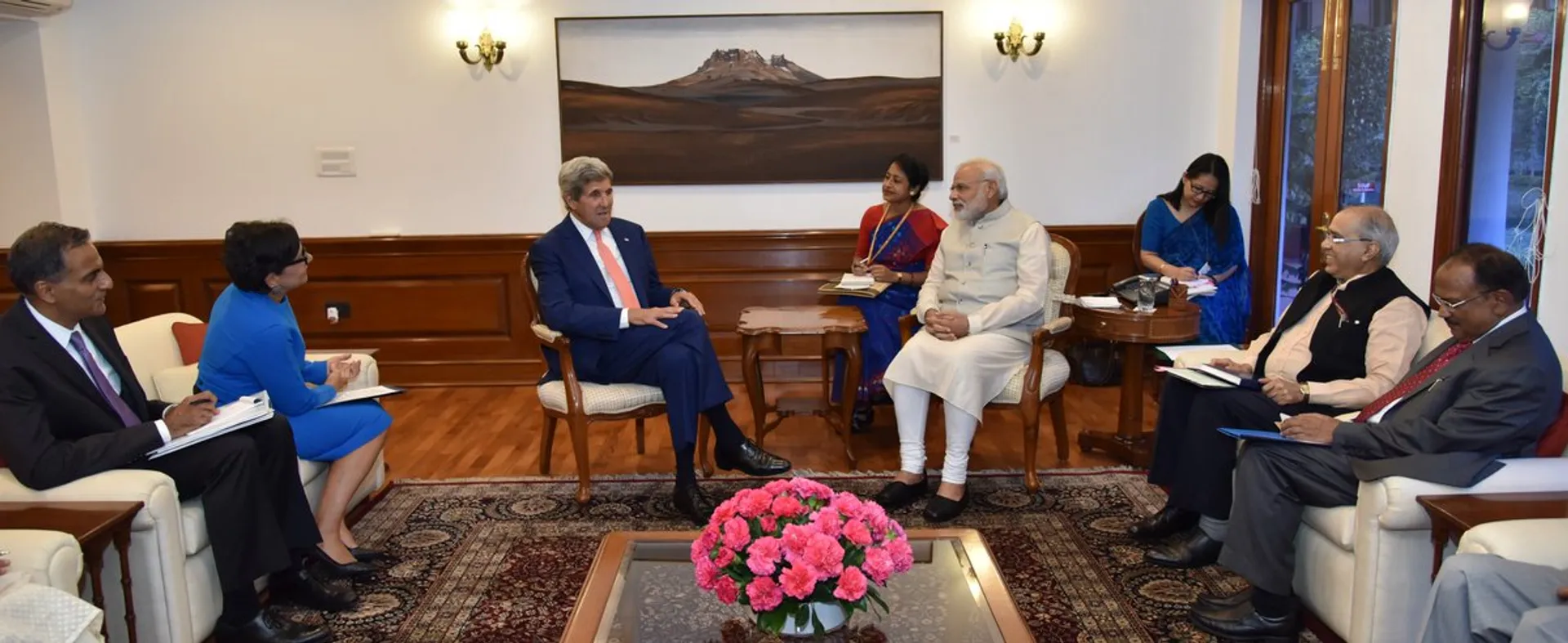 John Kerry meets Modi