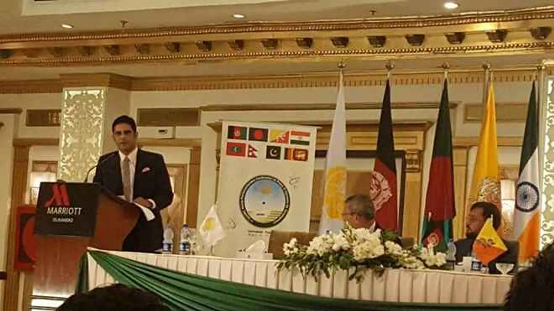 Did Odisha MP fail to spot Indian flag hung upside down at SAARC meet?