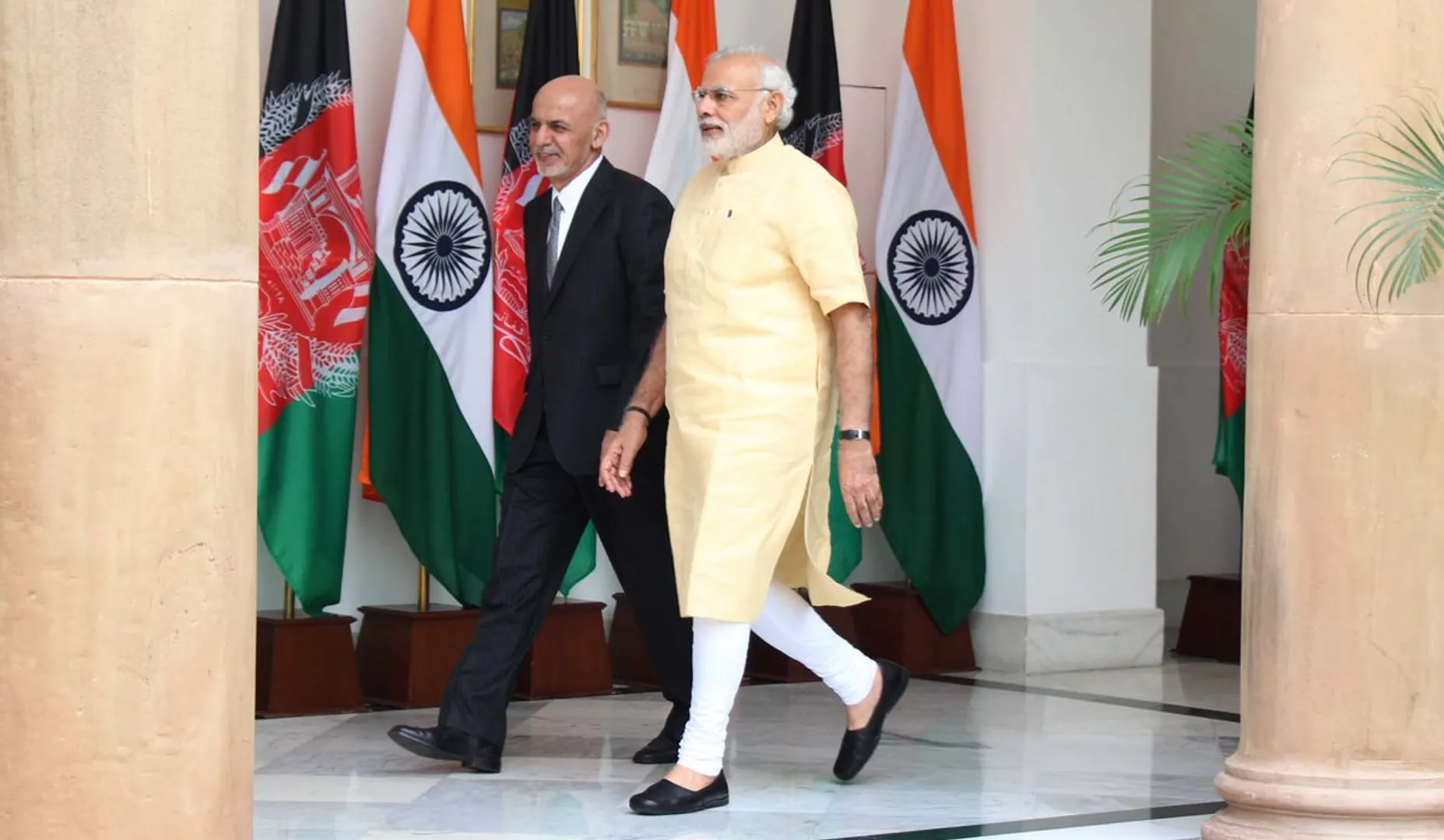 Modi meets Afghan President