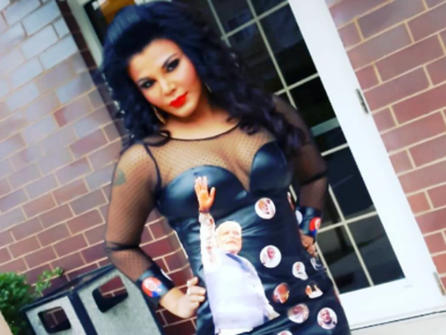 Rakhi Sawant booked in Rajasthan for wearing dress with Modi's pictures