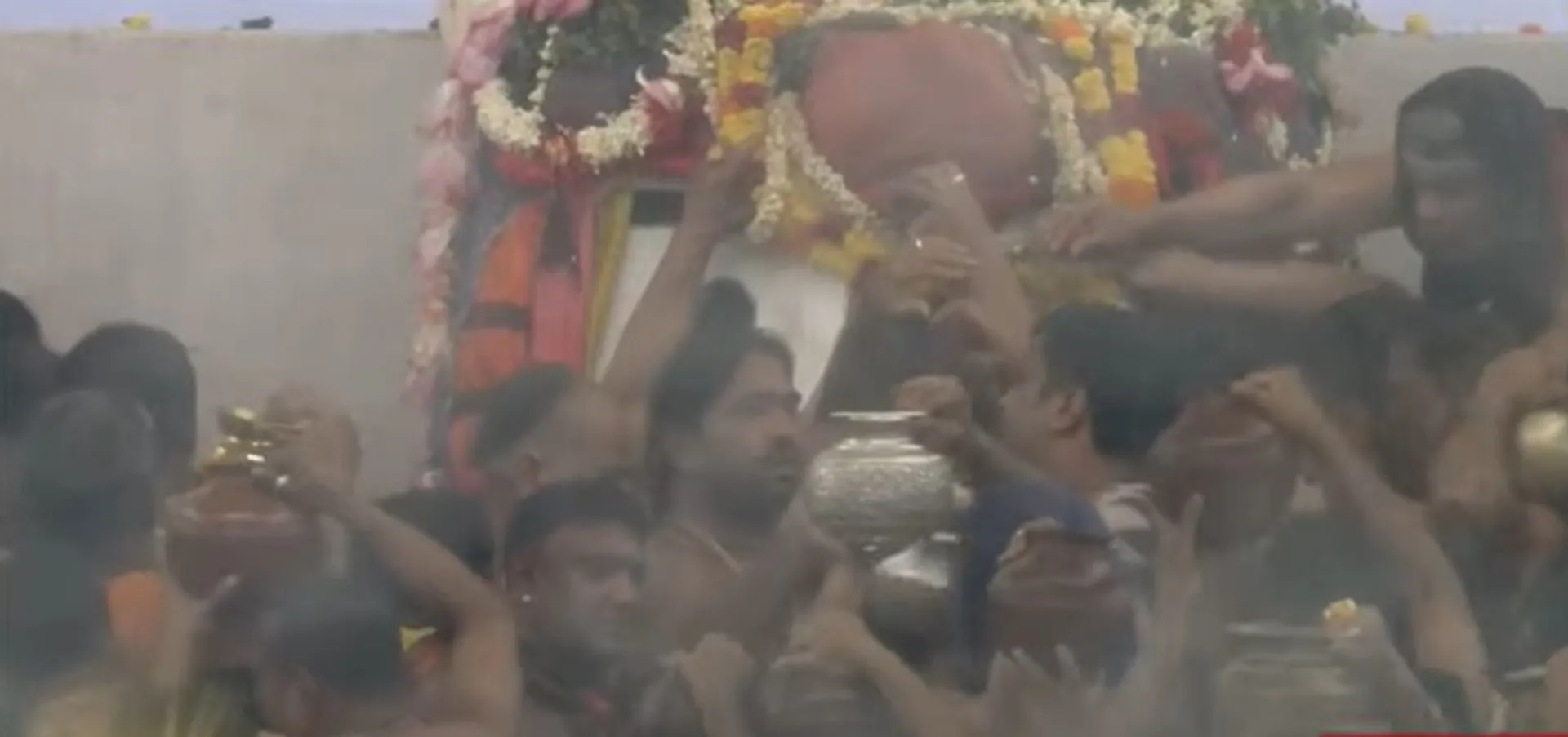 Snana Jatra: Lord Jagannath, Holy siblings take holy bath on Deba Snana Purnima