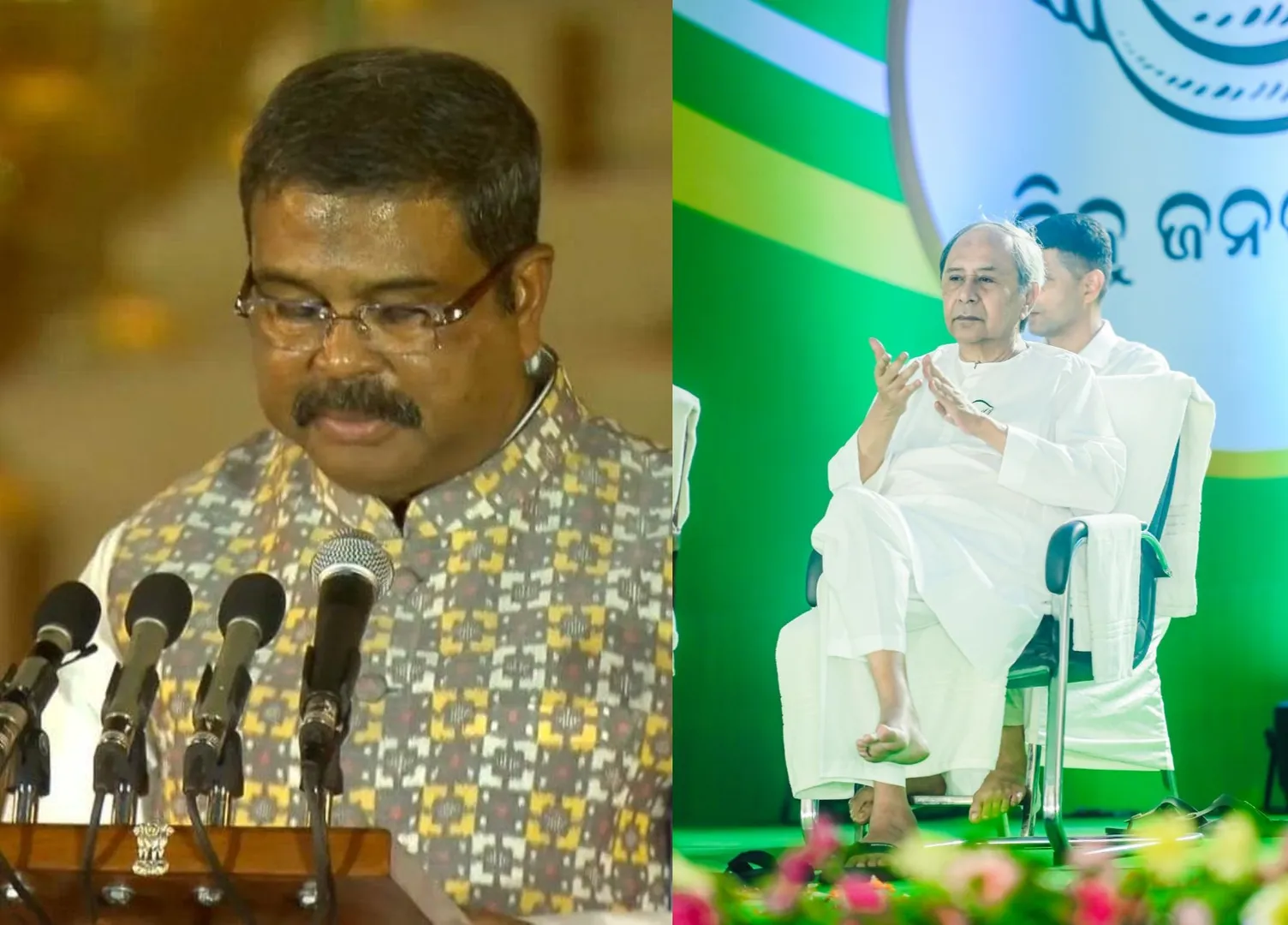 Naveen congratulates Dharmendra for becoming Minister as latter describes him as statesman