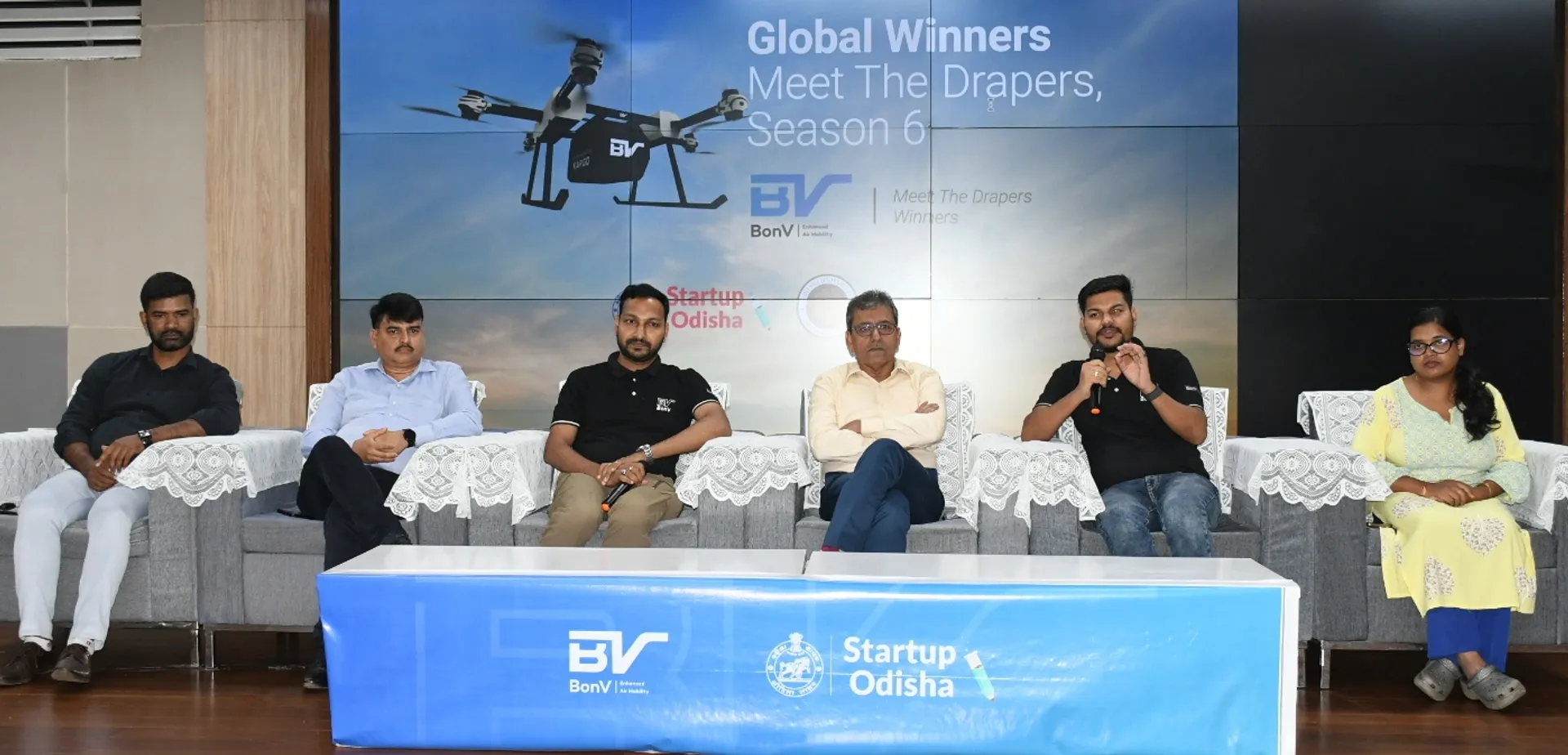 Odisha-based drone start-up receives the global winner’s title at ‘Meet The Drapers’ season 6