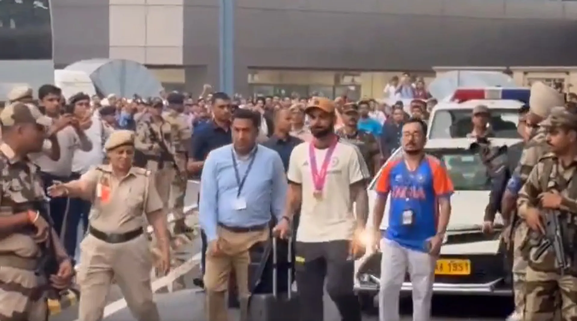 Indian team back to home; special arrangements for T20 World champions