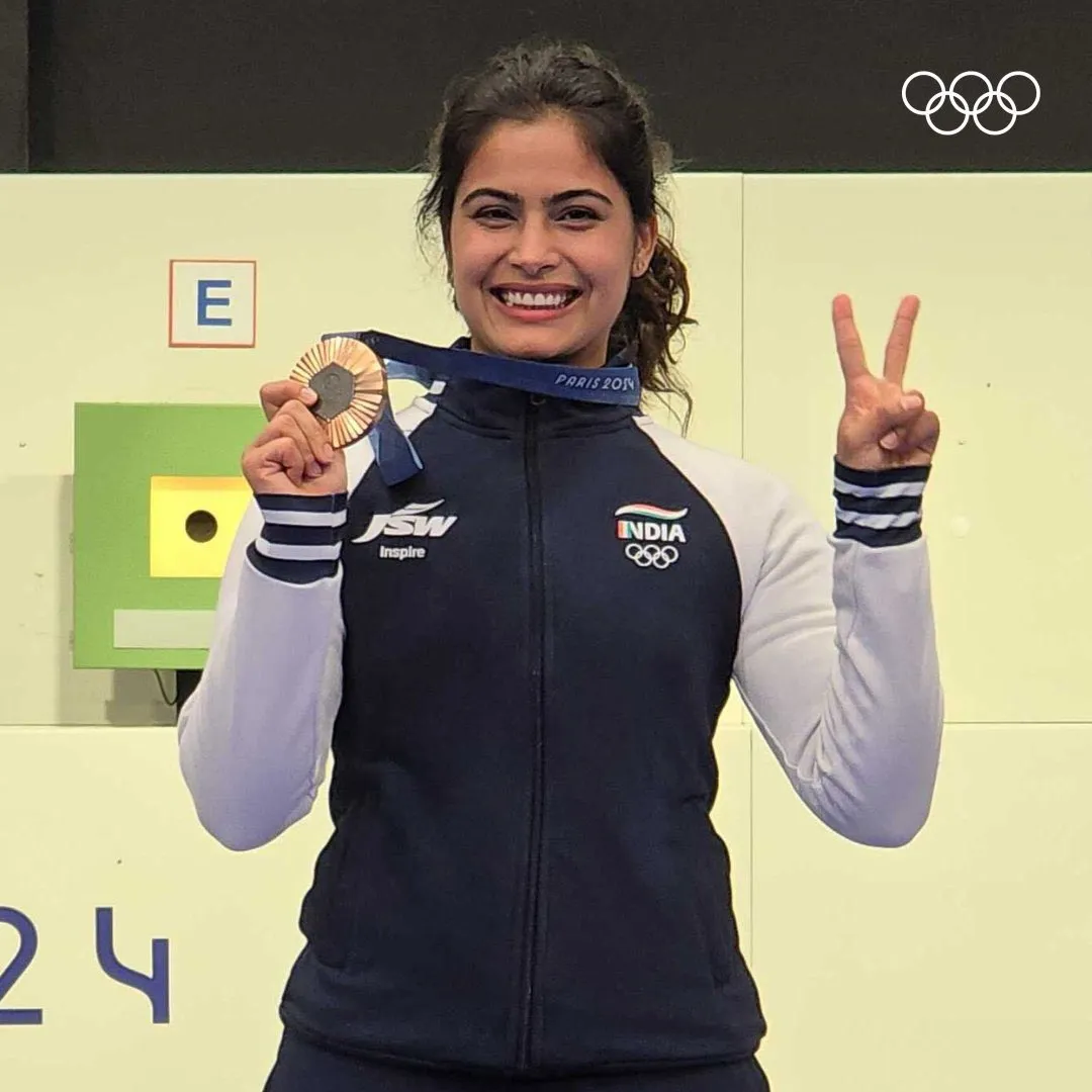 Paris Olympics: 'I feel proud to able to achieve this feat', says Manu Bhaker on winning two medals in single edition