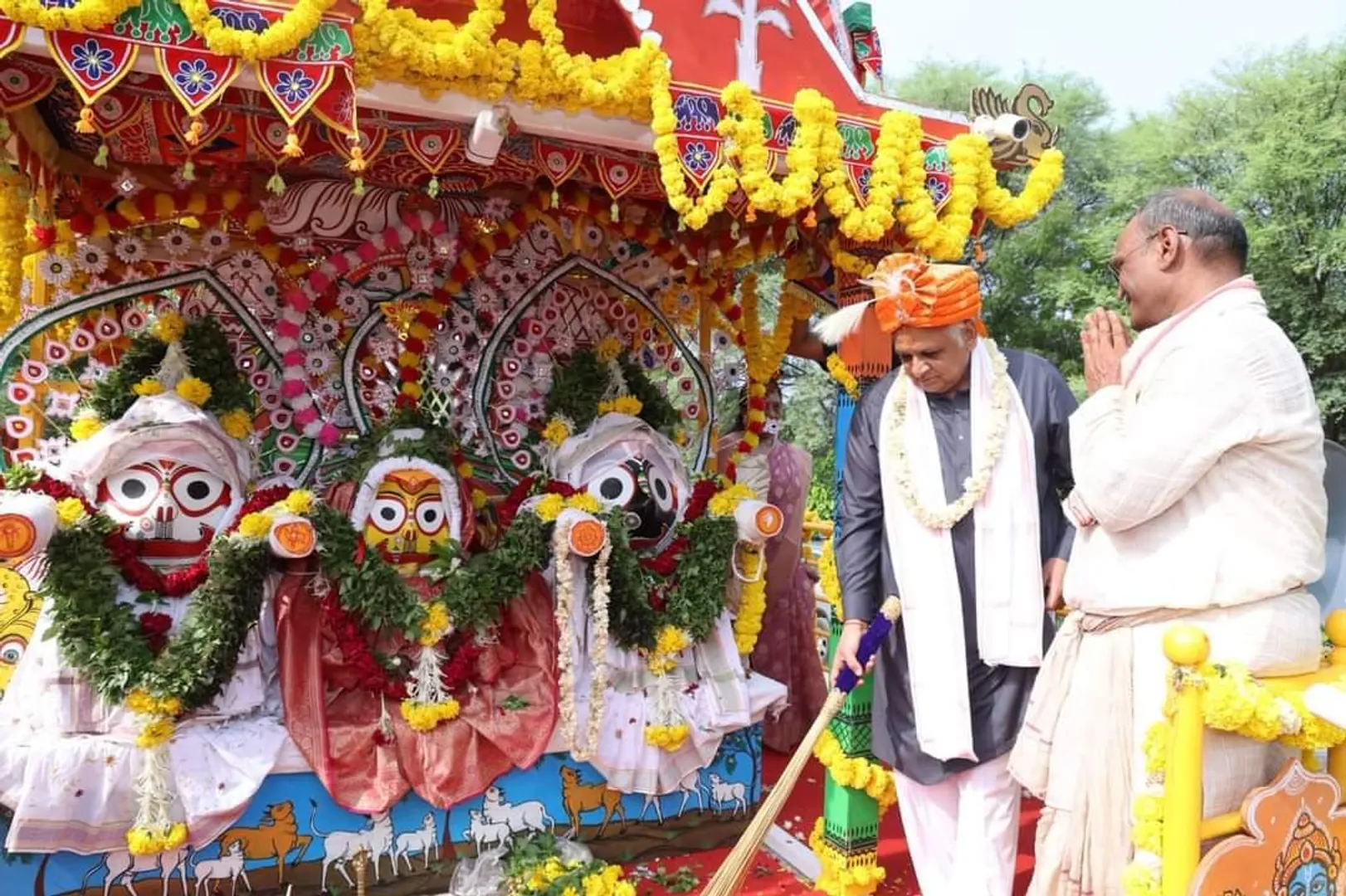 Gujarat’s Adalaj Jagannath Temple organises Car festival