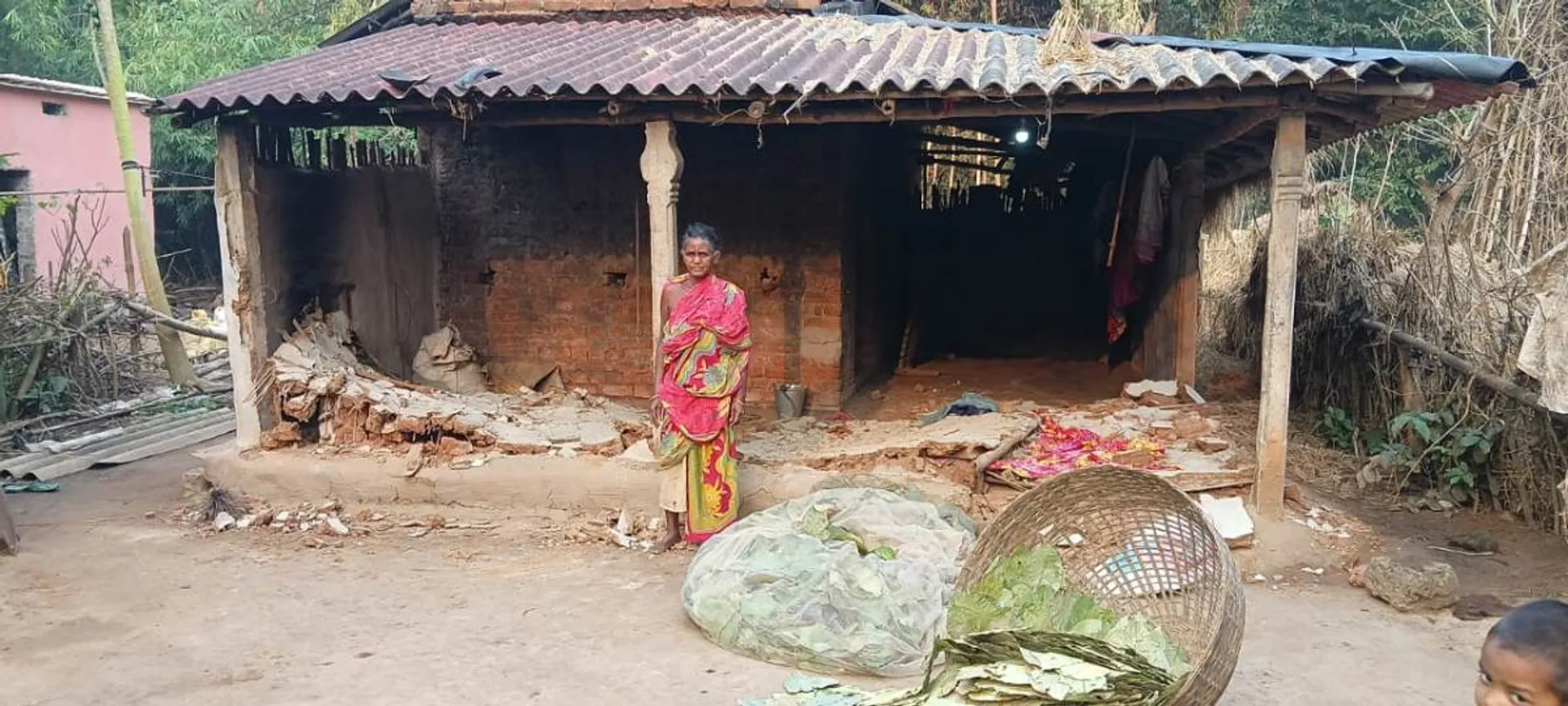 woman ran away from home to save her life