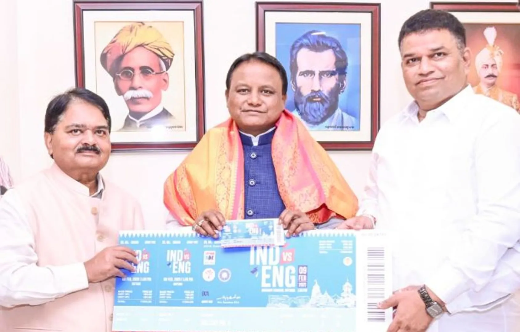 Chief Minister bought tickets for India-England cricket match