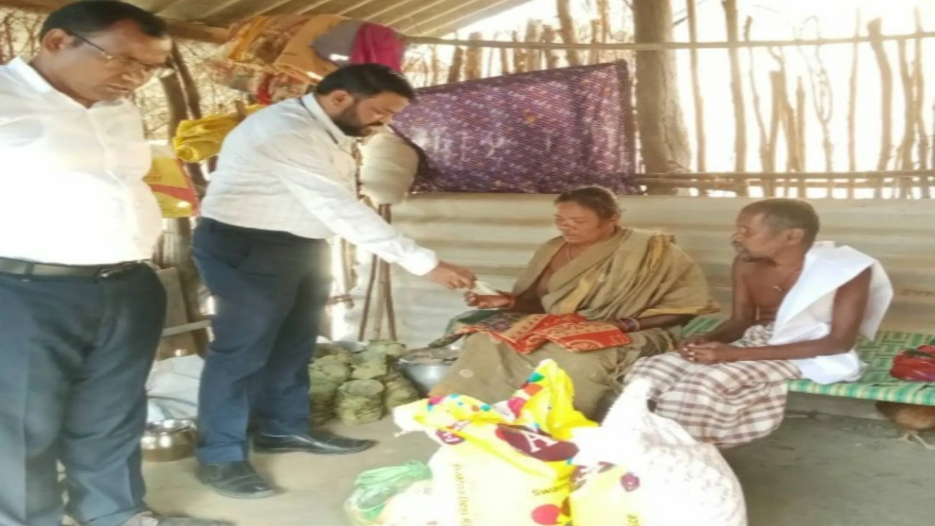 administration reached out to the helpless couple and provided assistance.