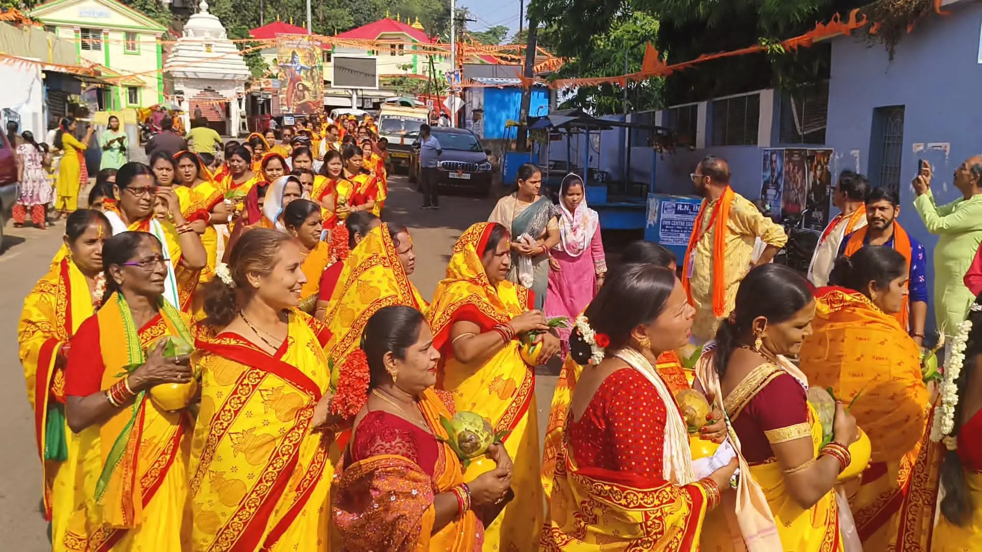 ଶ୍ରୀରାମ ମନ୍ଦିର ପ୍ରତିଷ୍ଠା ଉତ୍ସବ: କଳସ ଯାତ୍ରା ଏବଂ ଯଜ୍ଞ ଆରମ୍ଭ