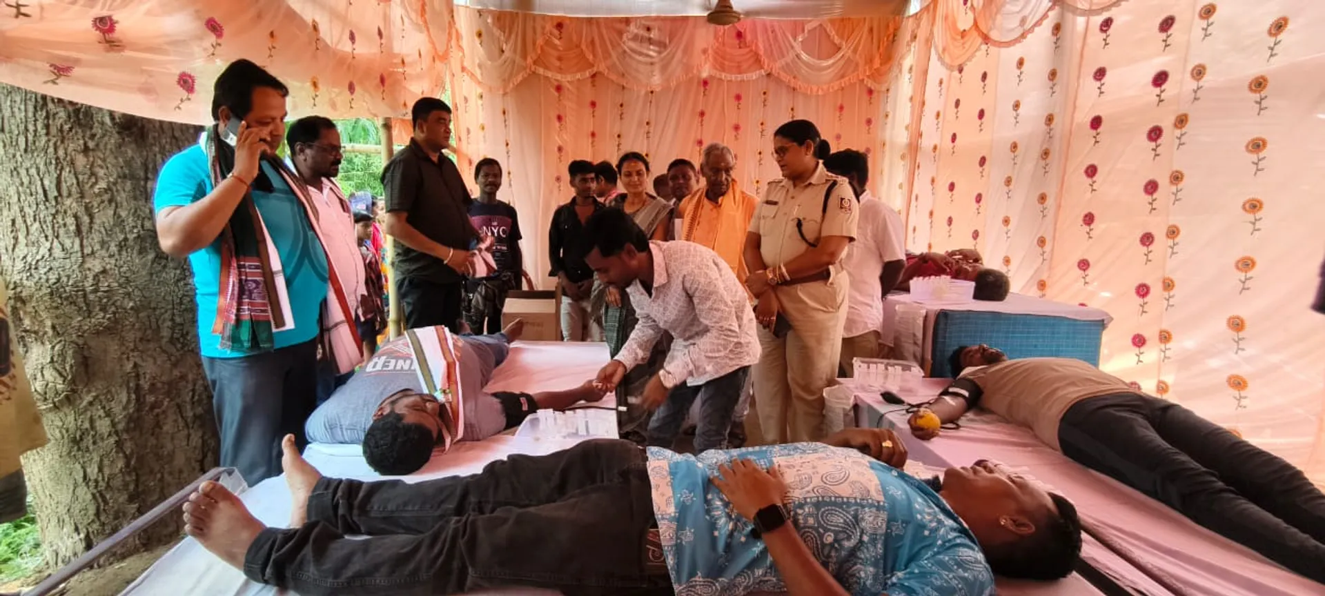 ରକ୍ତଦାନ ଶିବିର ଅନୁଷ୍ଠିତ: ୩୨ ୟୁନିଟ୍‌ ରକ୍ତ ସଂଗୃହୀହ