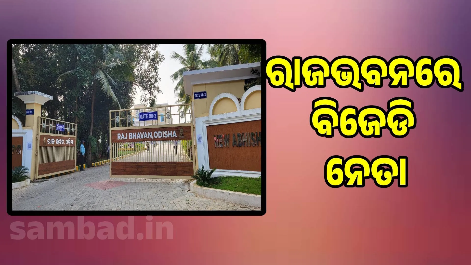 BJD leaders at Raj Bhavan