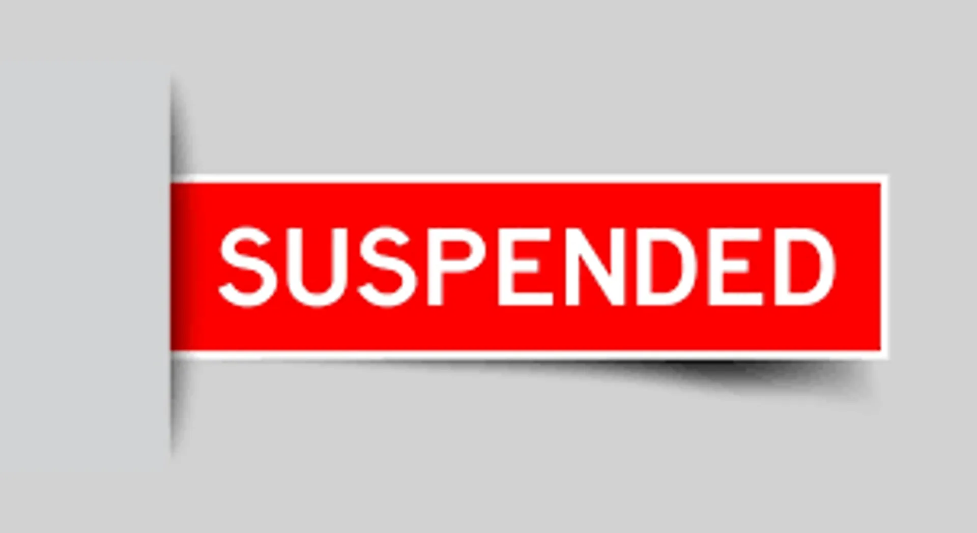 suspended