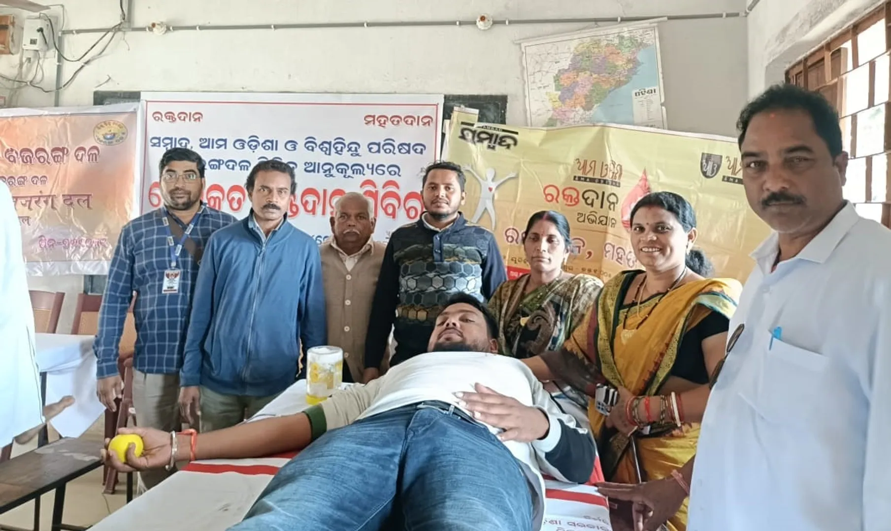 Blood donationa camp