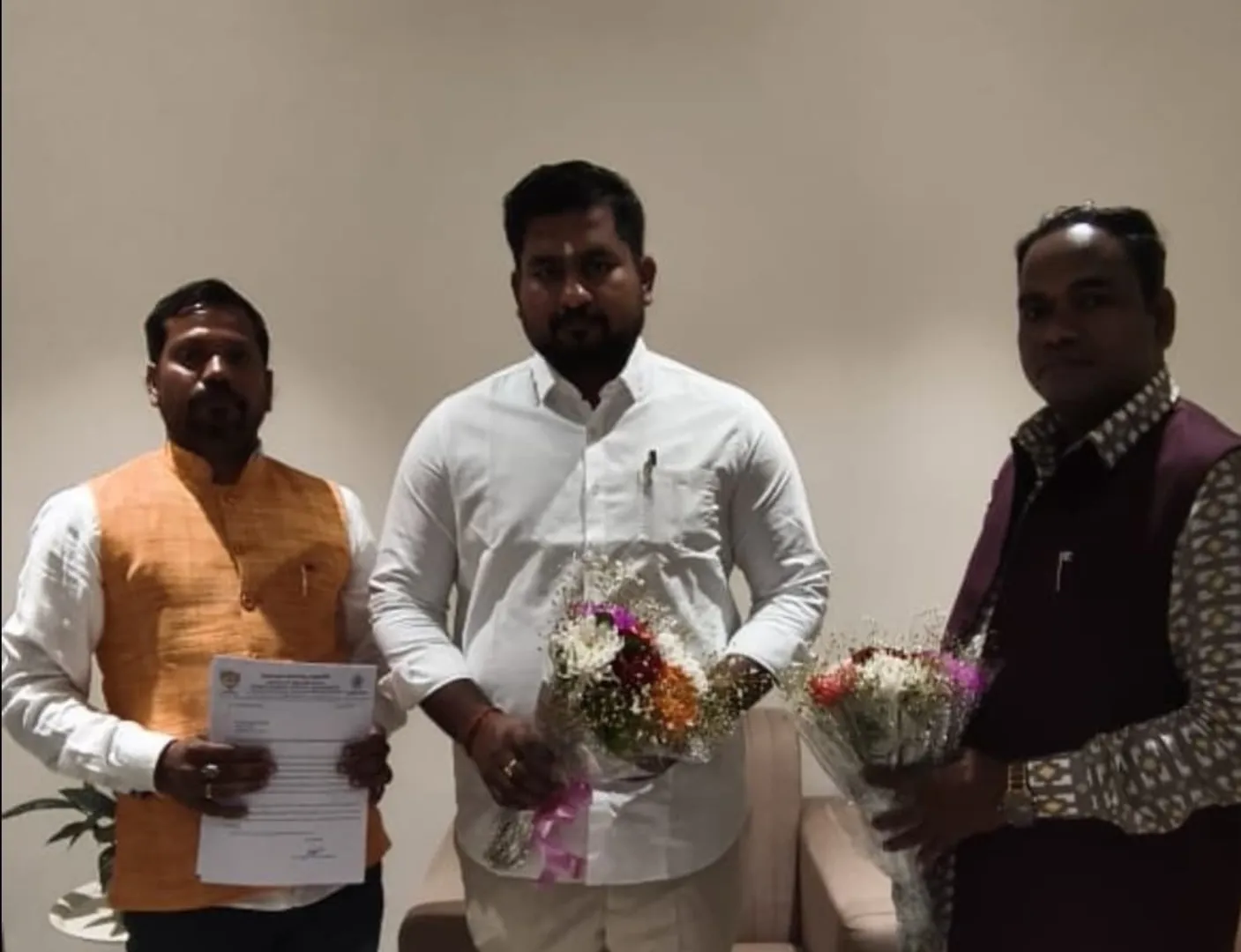 Mkg college principal meet education minister (2)
