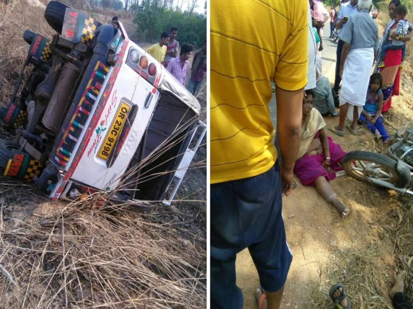 ମର୍ମନ୍ତୁଦ ସଡ଼କ ଦୁର୍ଘଟଣାରେ ମା’-ପୁଅଙ୍କ ମୃତ୍ୟୁ, ବାପ-ଝିଅ ହସ୍ପିଟାଲରେ ଭର୍ତ୍ତି