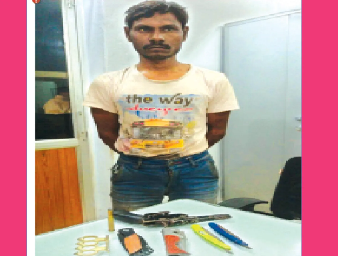 ଦୁର୍ଦାନ୍ତ ଅପରାଧୀ ଗିରଫ:ଗୁଳି, ପିସ୍ତଲ ସହ ବାଇକ ଜବତ