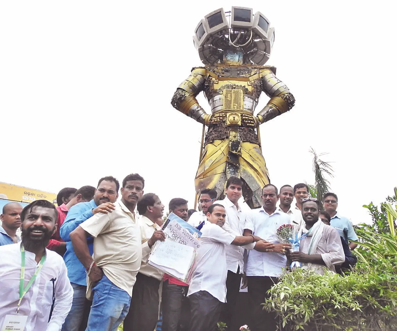 ‘ରାବଣ’ ବାଣ୍ଟିଲା ସଚେତନତା ବାର୍ତା