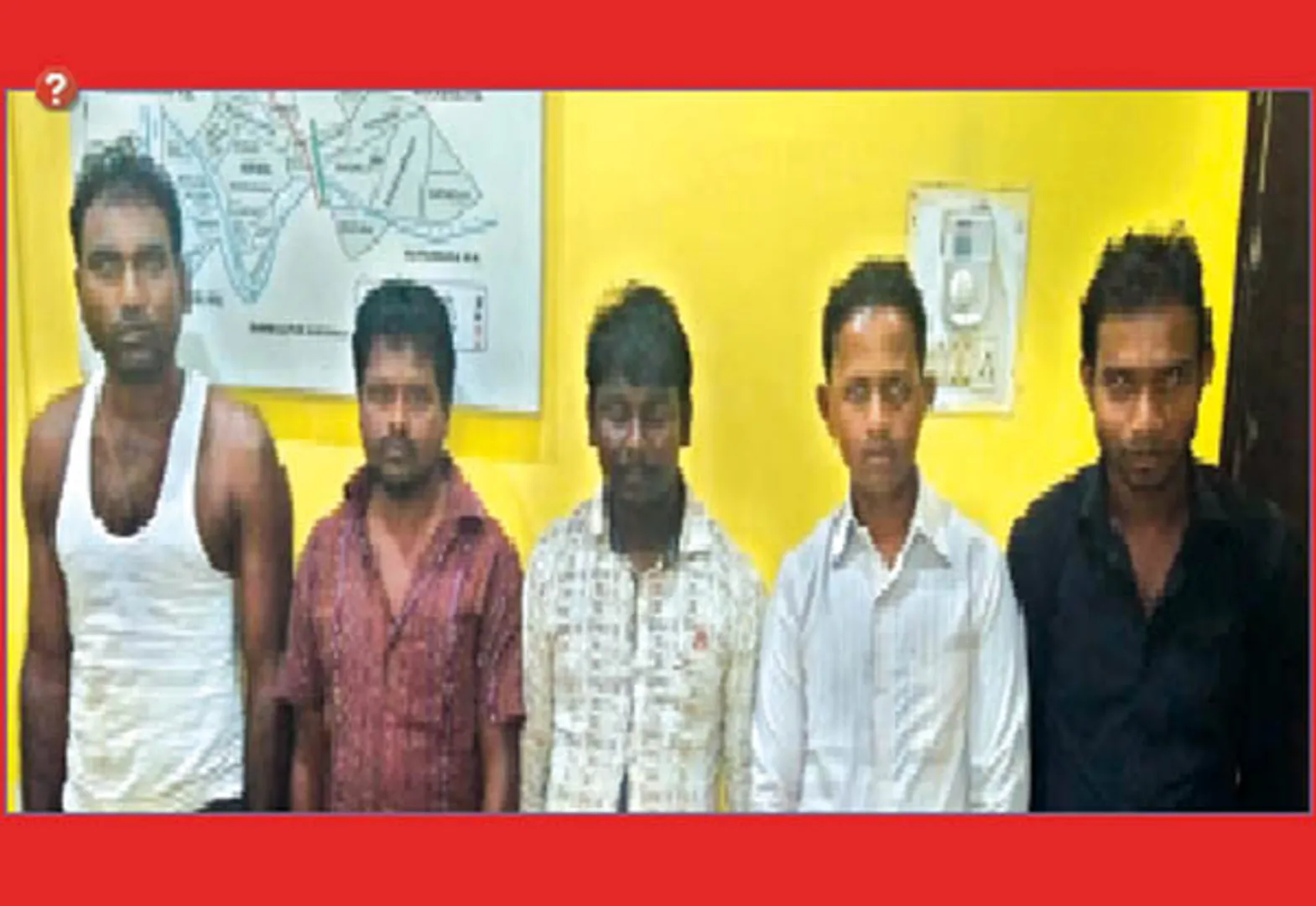 ତାର ଚୋରି, ୫ ଗିରଫ:୫୦ ହଜାର ଟଙ୍କାର ସାମଗ୍ରୀ ‌ଜବତ