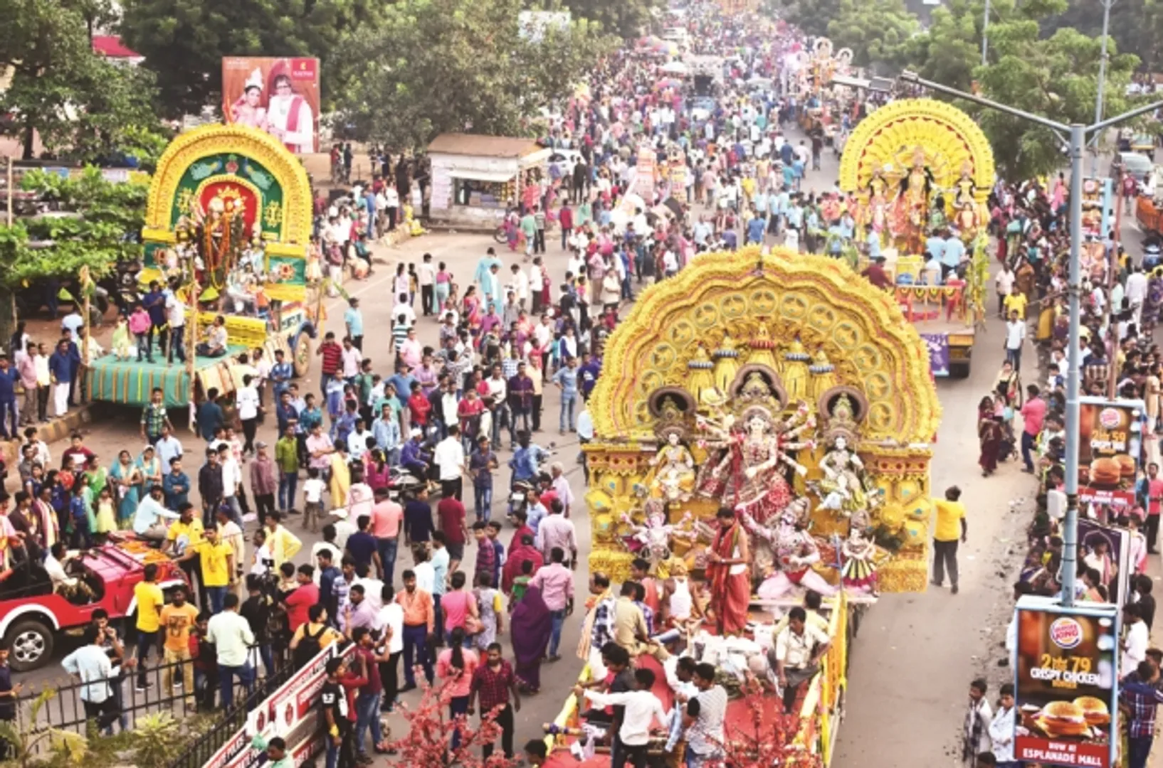 ରାଜଧାନୀରେ ଦେବୀ ଦୁର୍ଗାଙ୍କ ଭସାଣି ଶୋଭାଯାତ୍ରା