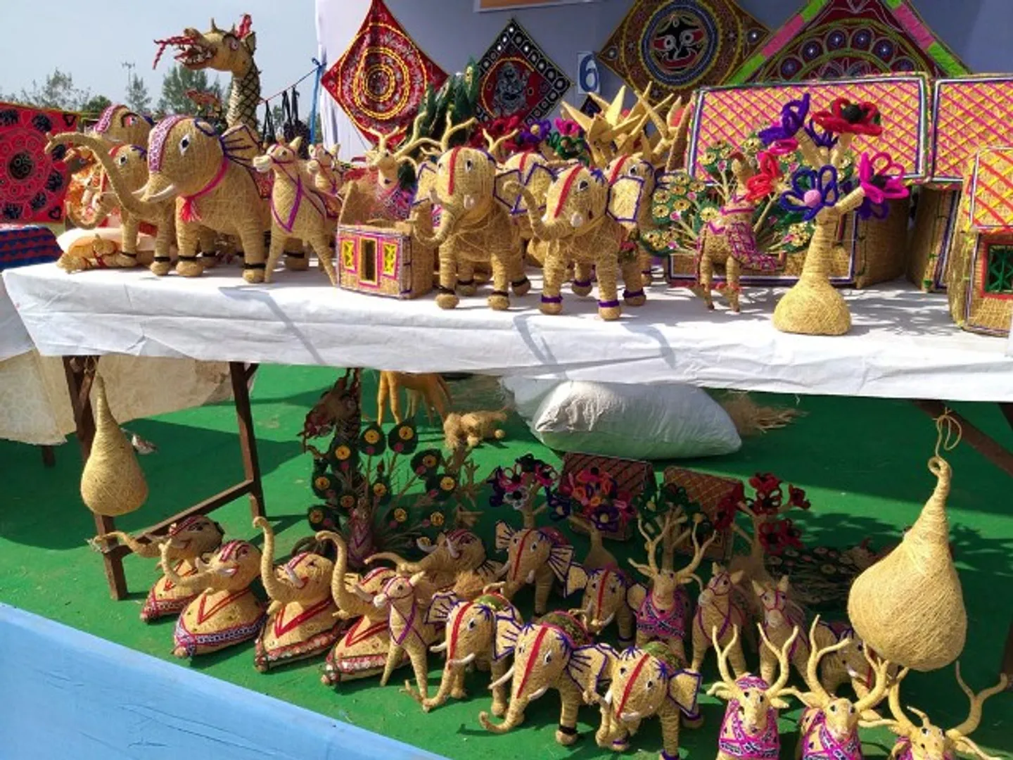 ‘ଜାଗା ମିସନ୍’ କାର୍ଯ୍ୟକ୍ରମର ଶୁଭାରମ୍ଭ ସମୟରେ ସ୍ବୟଂ ସହାୟକ ଗୋଷ୍ଠୀର ମହିଳାଙ୍କ ଦ୍ବାରା ପ୍ରସ୍ତୁତ ସୁନ୍ଦର କଳାକୃତି