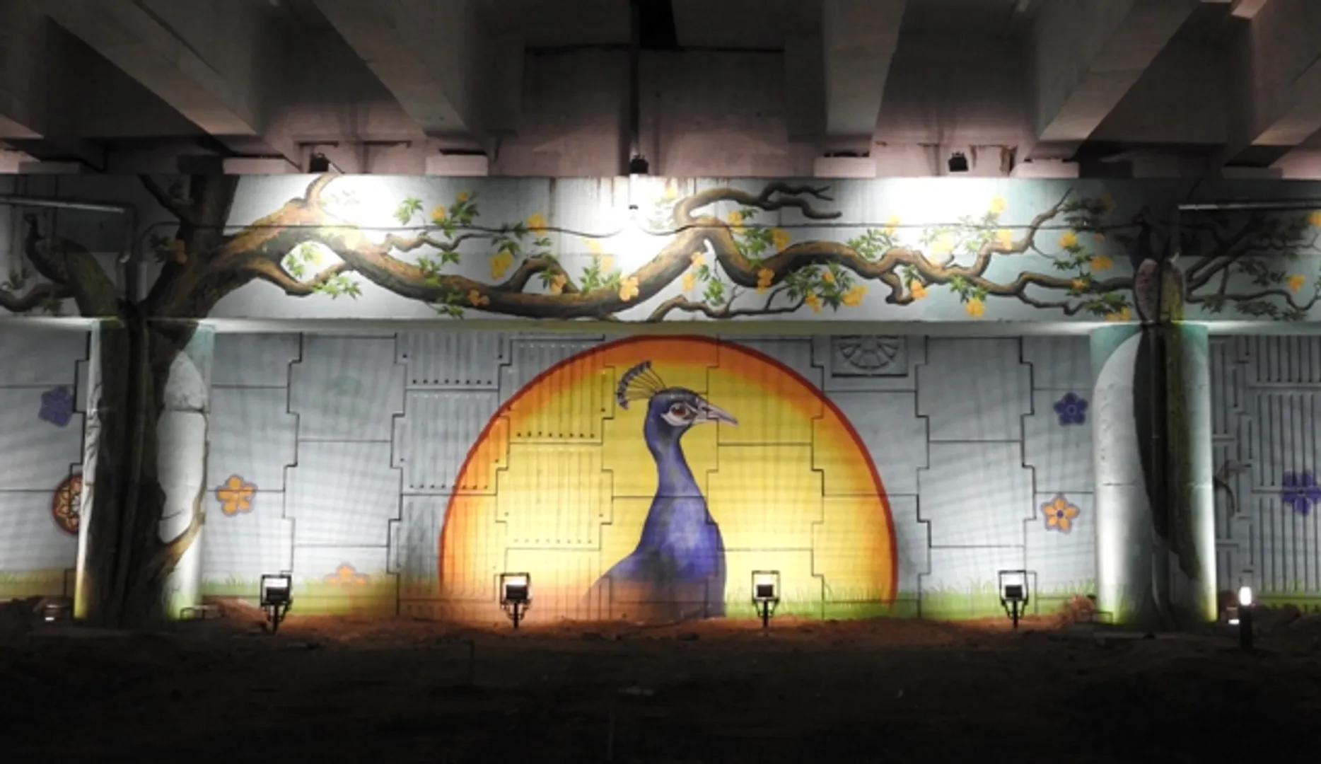 ବିଶ୍ବକପ୍‌ ହକି ପାଇଁ ସଜେଇ ହୋଇଛି ଭୁବନେଶ୍ବର ଆଚାର୍ଯ୍ୟବିହାର ଓଭରବ୍ରିଜ