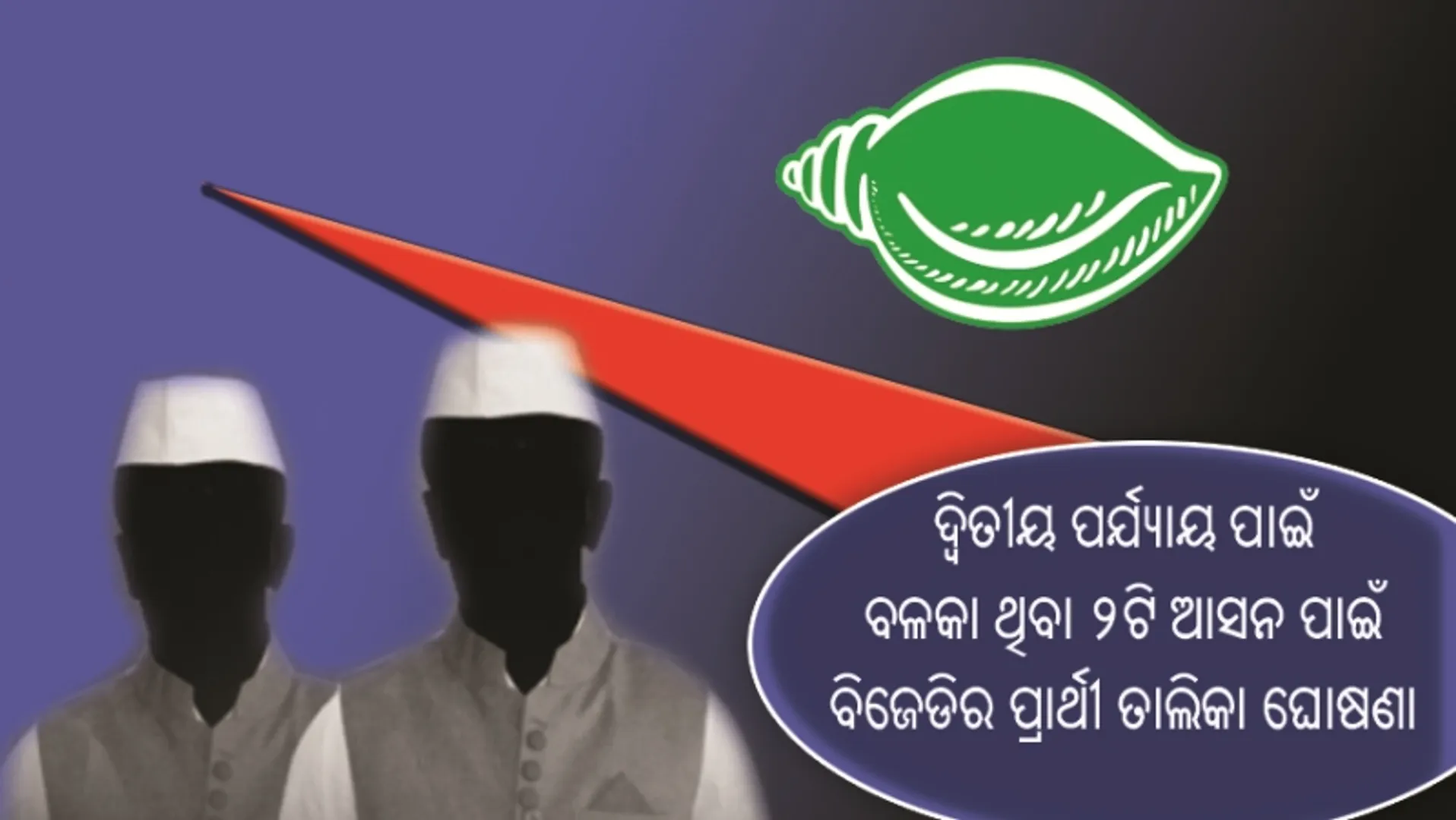 ଦ୍ୱିତୀୟ ପର୍ଯ୍ୟାୟ ପାଇଁ ବଳକା ଥିବା ୨ଟି ଆସନ ପାଇଁ ବିଜେଡିର ପ୍ରାର୍ଥୀ ତାଲିକା ଘୋଷଣା