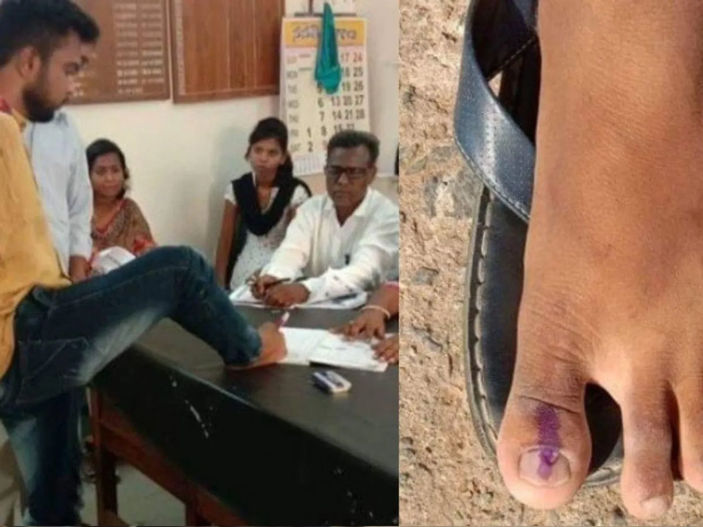 ଦେଶ ପ୍ରତି କର୍ତ୍ତବ୍ୟ ନିଭାଇଲେ ଦିବ୍ୟାଙ୍ଗ ନାଗରିକ: ହାତ ନାହିଁ ବୋଲି ଗୋଡ଼ରେ ଦେଲେ ଭୋଟ୍‌