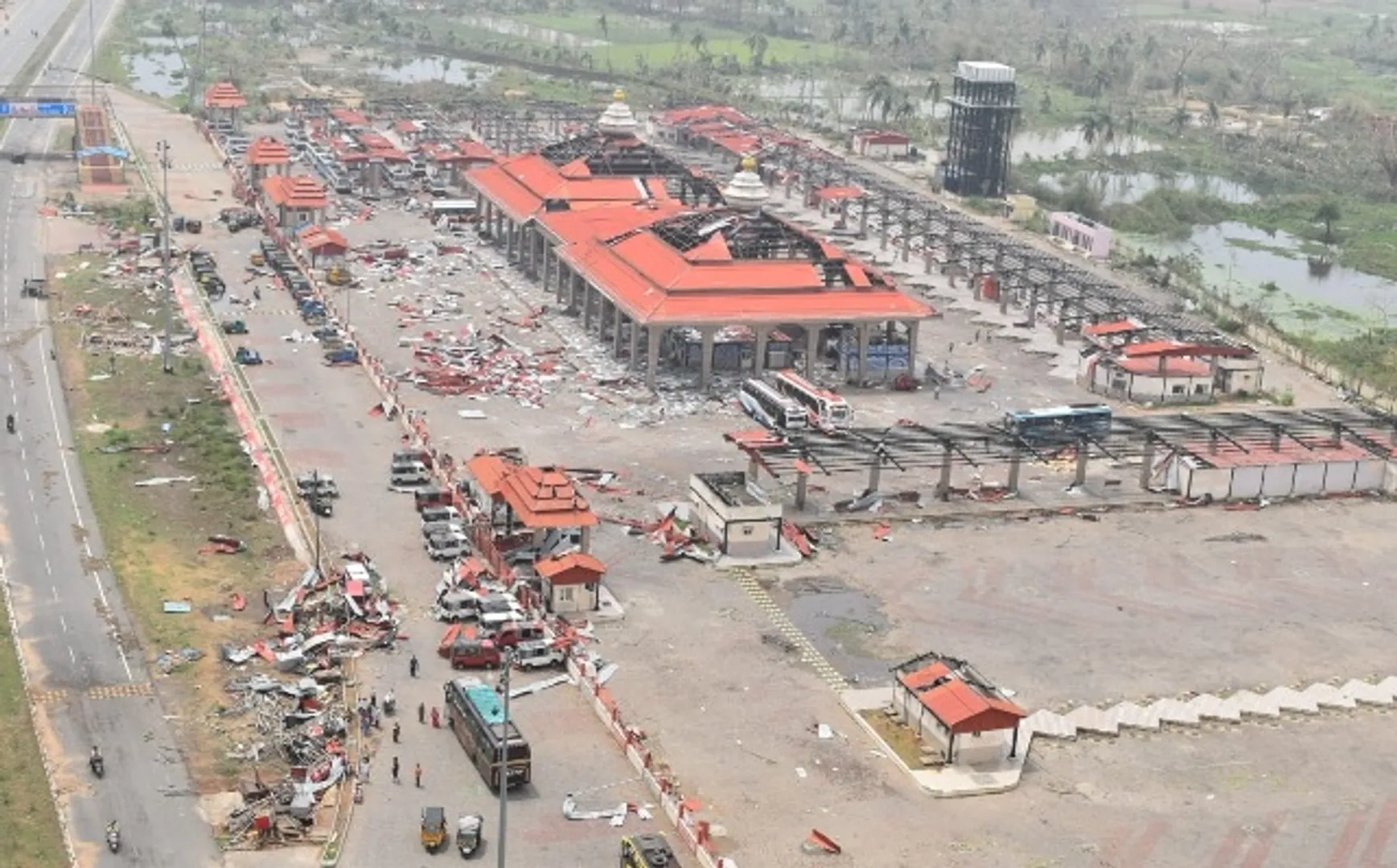 ବାତ୍ୟା ‘ଫନୀ’ରେ ଶ୍ରୀହୀନ ପୁରୀ ମାଳତୀପାଟପୁର ବସ୍‌ଷ୍ଟାଣ୍ଡ