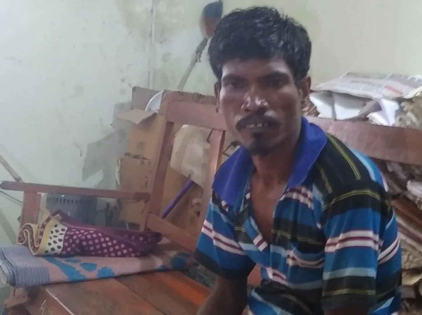ଟାଙ୍ଗିଆରେ ହାଣି ସ୍ତ୍ରୀକୁ ହତ୍ୟା, ଗଛ ଉପରୁ ସ୍ବାମୀକୁ ଗିରଫ କଲା ପୁଲିିିସ