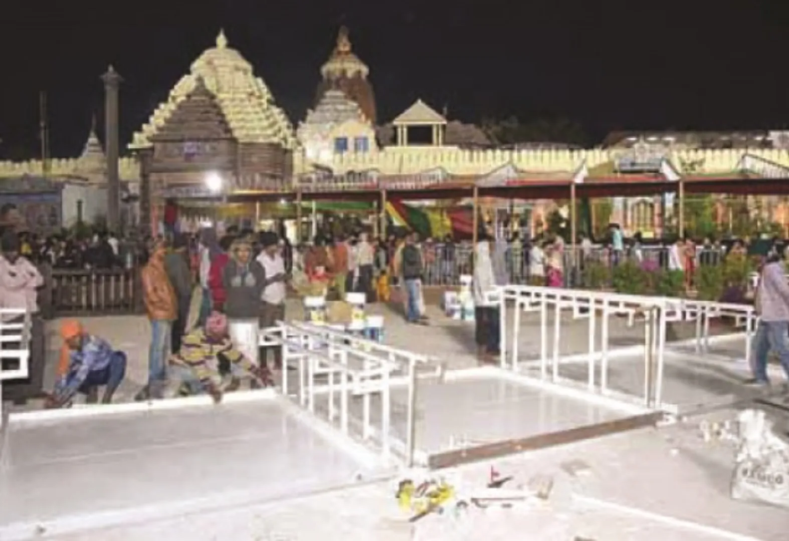ଭକ୍ତଙ୍କ ପାଇଁ ଲାଗିଲା ସ୍ୱୟଂଚାଳିତ ପଦ ପ୍ରକ୍ଷାଳନ ଯନ୍ତ୍ର