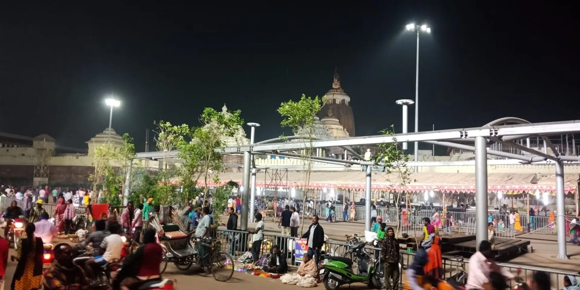 ଝଟକୁଛି ଶ୍ରୀମନ୍ଦିର ଓ ସିଂହଦ୍ୱାର, ବଡଦାଣ୍ଡରେ ଲାଗିଲା ଗଛ