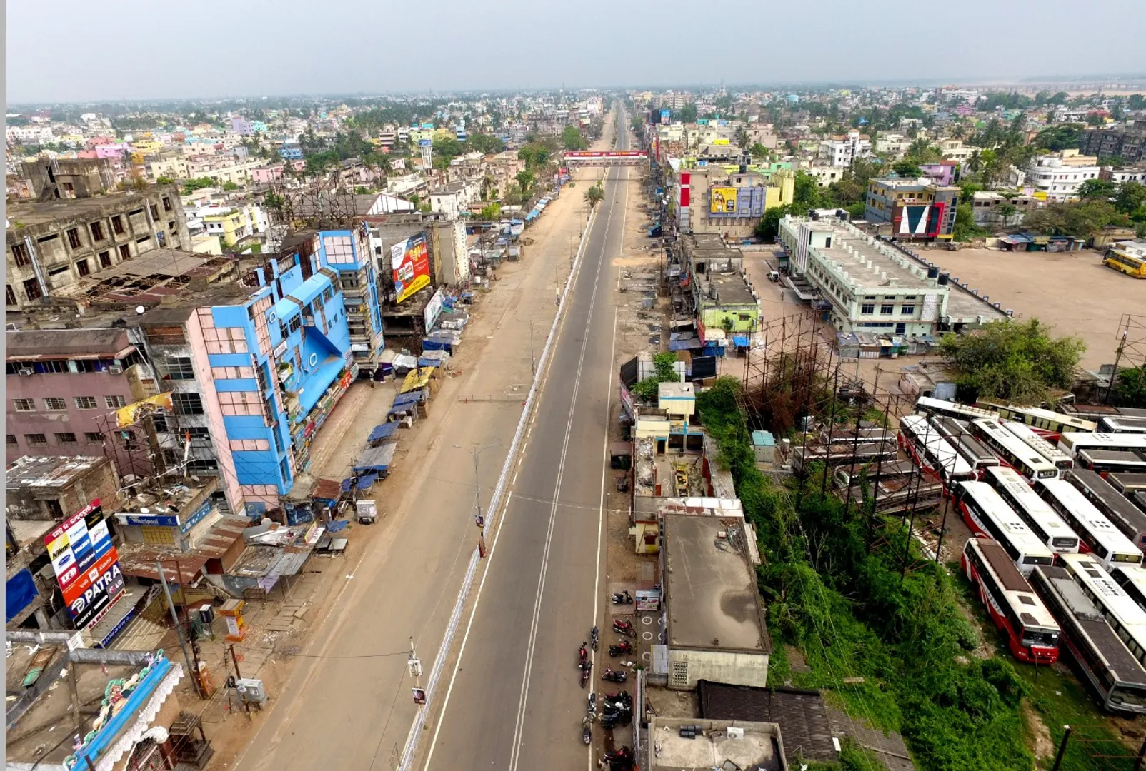 ରୌପ୍ୟନଗରୀ କଟକ୍‌ର ‘ସଟ୍‌ଡାଉନ୍‌’ ସମୟର ଦୃଶ୍ୟ