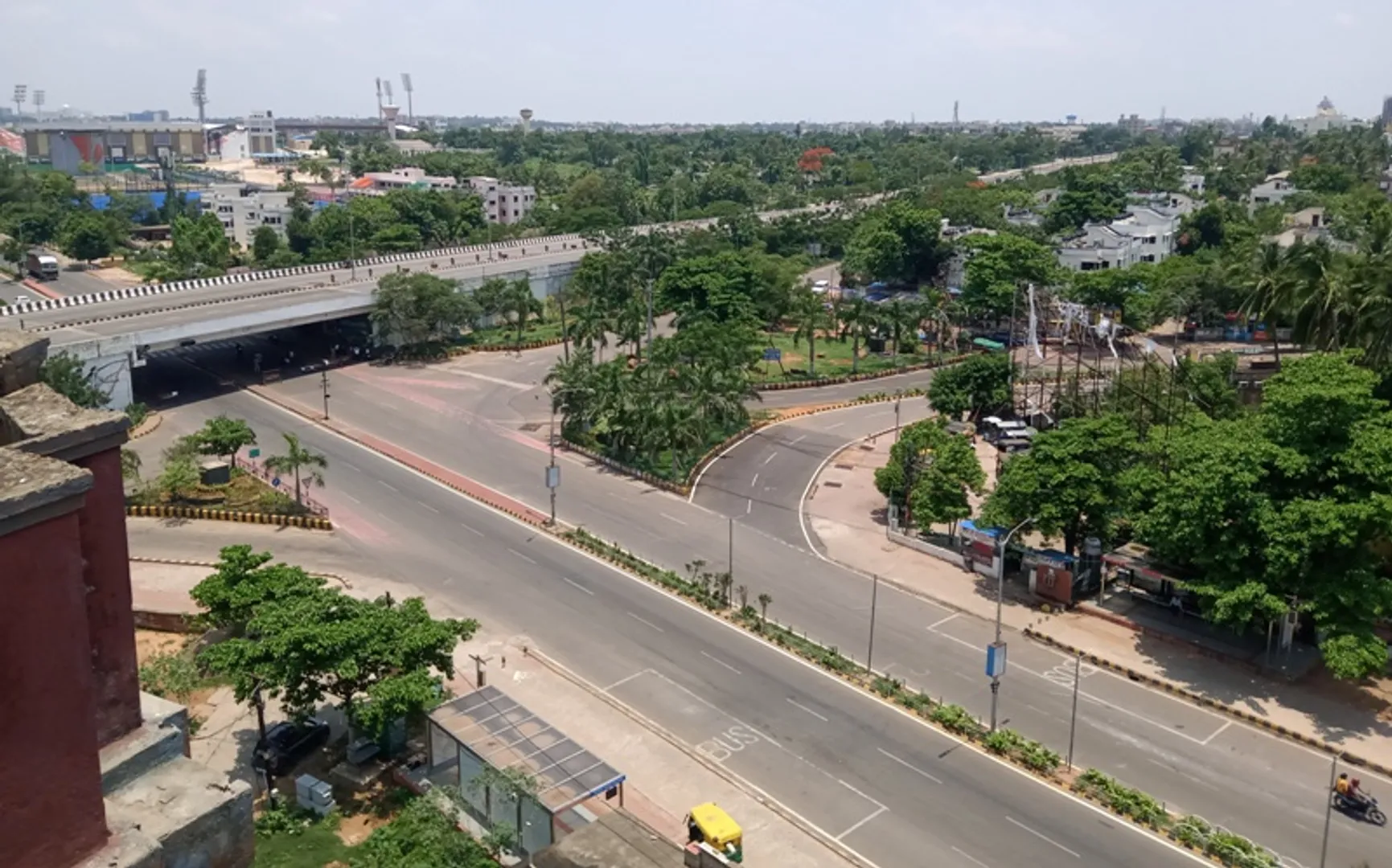 ଭୁବନେଶ୍ୱରରେ ସଟ୍‌ଡାଉନ୍‌ ସମୟର ଦୃଶ୍ୟ। (ଫଟୋ: ଶକ୍ତିମାନ)