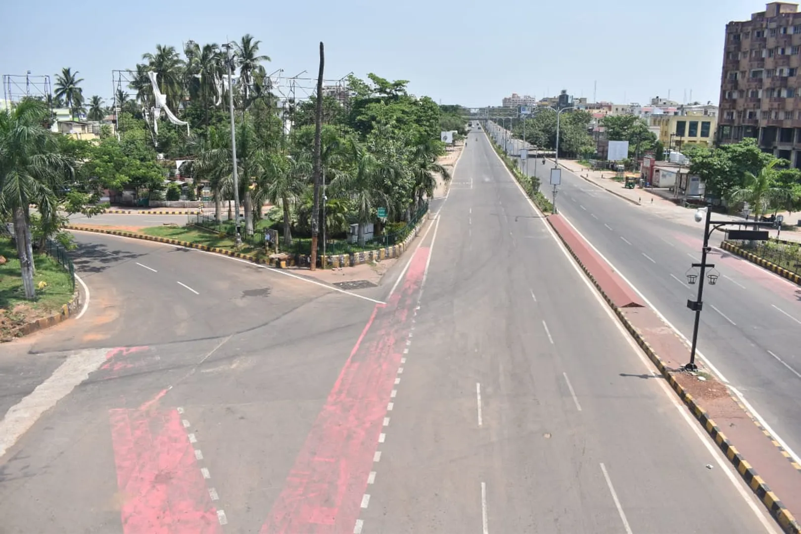 ଭୁବନେଶ୍ୱରରେ ସଟ୍‌ଡାଉନ୍‌ ସମୟର ଦୃଶ୍ୟ। (ଫଟୋ: ବିଭୂତି)