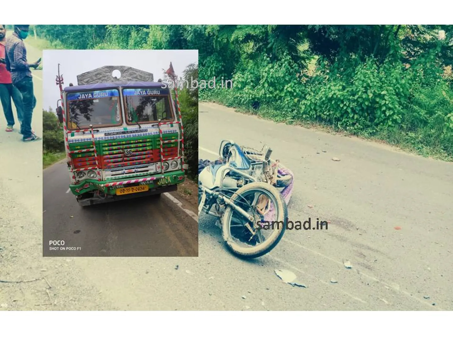 ମୁହାଁମୁହିଁ ଧକ୍କା ଦେଲା ଦ୍ରୁତଗାମୀ ଟ୍ରକ୍‌, ଜରପଡ଼ା ରେଲେଓ୍ଵ ଓଭର ବ୍ରିଜ୍‌ ନିକଟରେ ଜୀବନ ହାରିଲେ ୨ ବାଇକ୍‌ ଅରୋହୀ