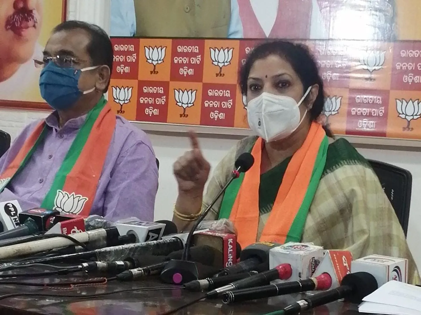 ବିଜେପି ପ୍ରଭାରୀ ଡି ପୁରନ୍ଦେଶ୍ବରୀଙ୍କ ସାମ୍ବାଦିକ ସମ୍ମିଳନୀ