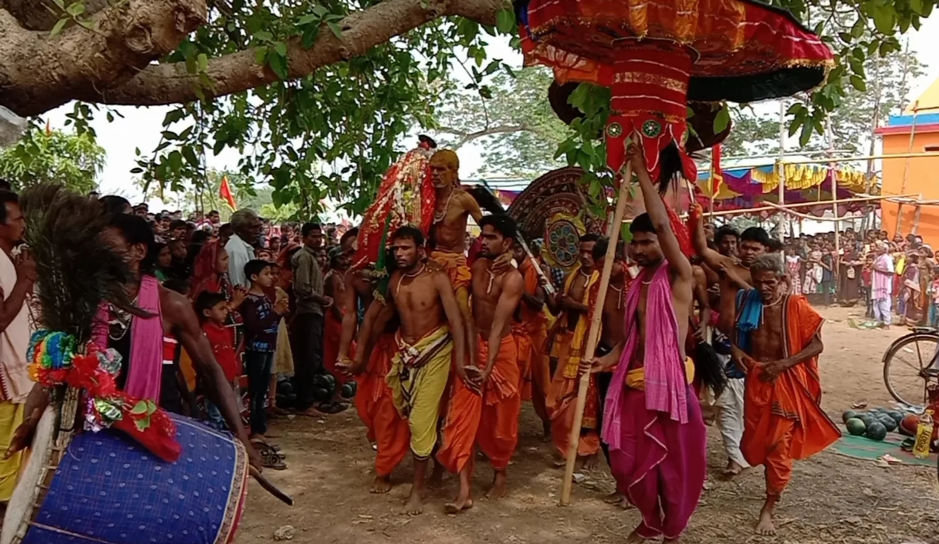 କୋଭିଡ କଟକଣା ସହ ପଣା ସଂକ୍ରାନ୍ତି ପାଳିତ, ଶିବ ଉପାସନାର ଅନନ୍ୟ ପରମ୍ପରା ଦଣ୍ଡଯାତ୍ରା