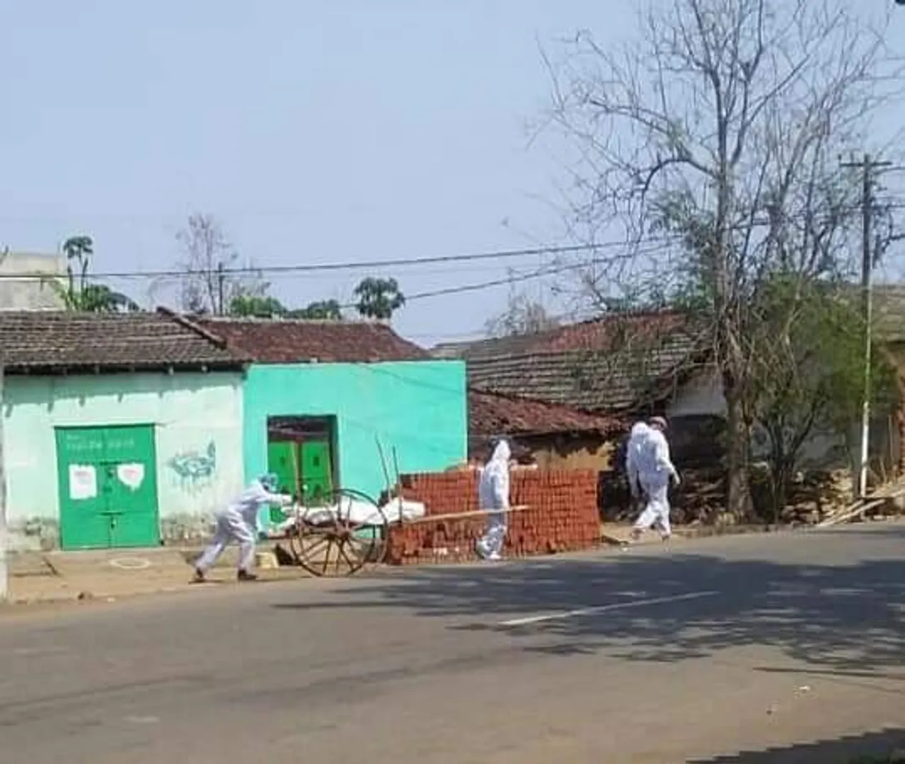 ମିଳିଲାନି କାନ୍ଧ, ଶଗଡ଼ରେ ବୁହା ହେଲା ଶବ