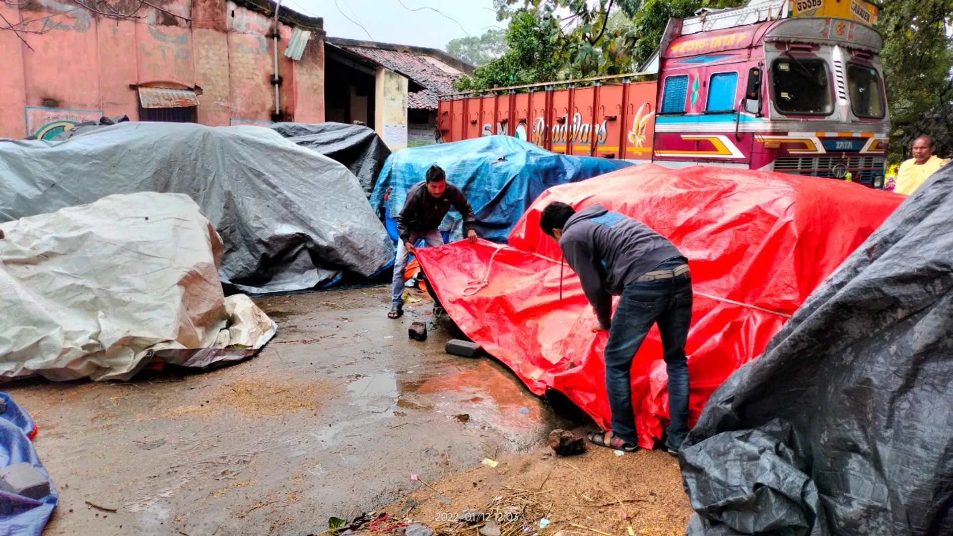 ମଣ୍ଡିରେ ନାହିଁ ପିଣ୍ଡି, ଲଗାଣ ବର୍ଷାରେ ଭିଜୁଛି ଧାନ