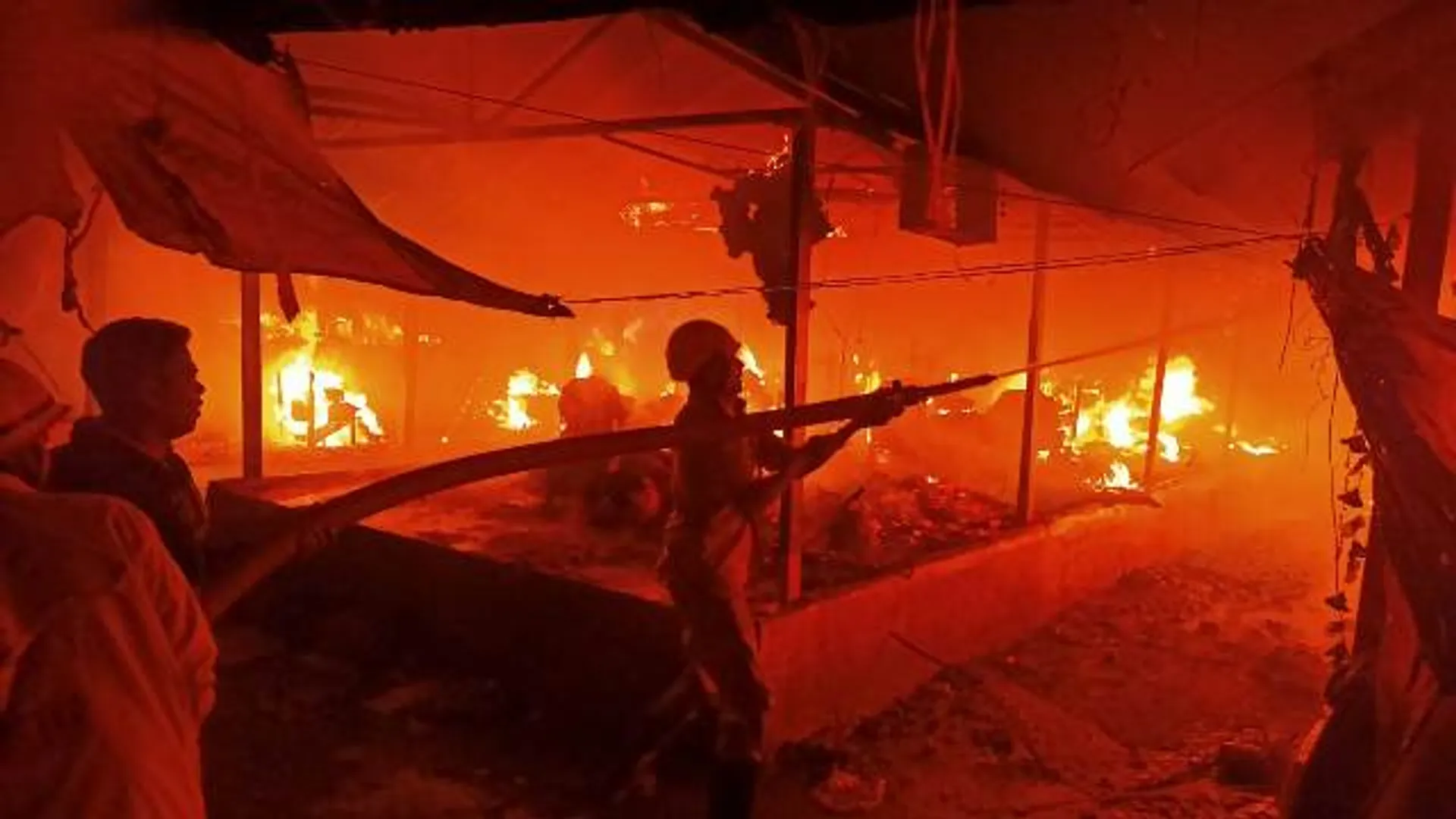 ଜୟପୁର: ଦୈନିକ ପରିବା ମାର୍କେଟରେ ଲାଗିଲା ନିଆଁ