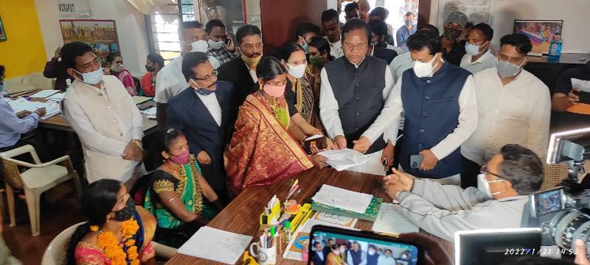 କୋଟିଆରେ ୯ ସରପଞ୍ଚଙ୍କ ନାମାଙ୍କନ ପତ୍ର ଦାଖଲ