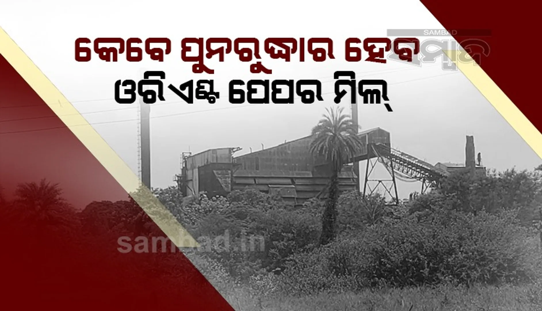 ସବୁ ଶାସକ ଏବେ ବ୍ରଜରାଜନଗରରେ; ଓରିଏଣ୍ଟ ପେପର ମିଲ୍‌ ପୁନରୁଦ୍ଧାର ପାଇଁ ମୁହଁ ଖୋଲୁନି କାହିଁକି ?