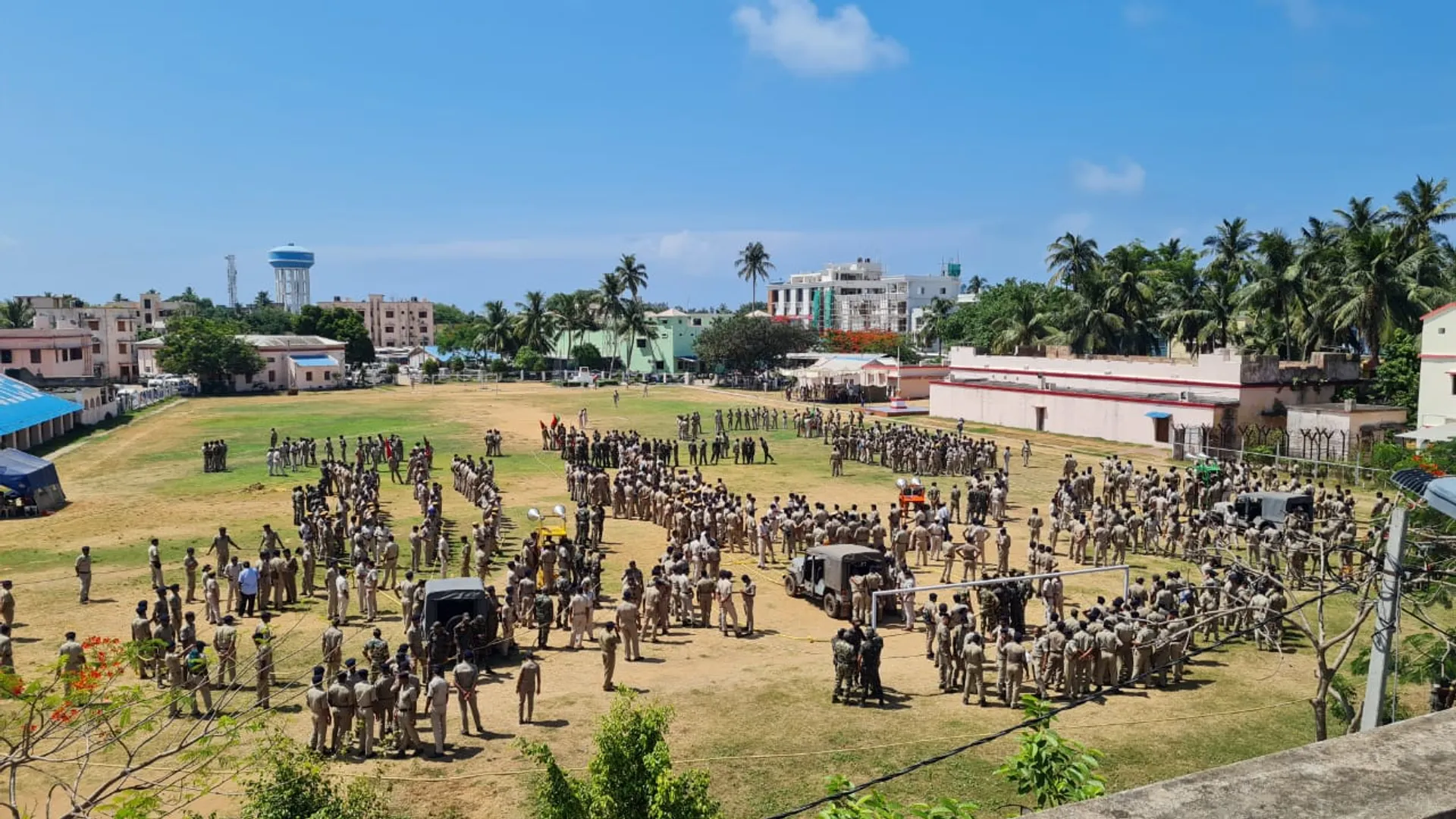 ପୁରୀ ରିଜର୍ଭ ପୁଲିସ ପଡ଼ିଆରେ ରଥଯାତ୍ରା ମକଡ୍ରିଲ