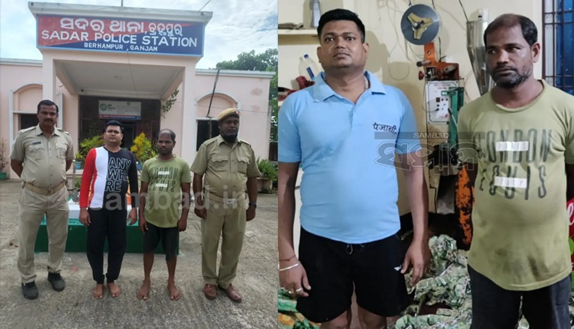 ଗୁଟ୍‌ଖା କାରଖାନା ଠାବ; ୧୫ଲକ୍ଷ ଟଙ୍କାର ଗୁଟ୍‌ଖା ଓ ପ୍ରସ୍ତୁତି ସାମଗ୍ରୀ ଜବତ, ୨ଗିରଫ