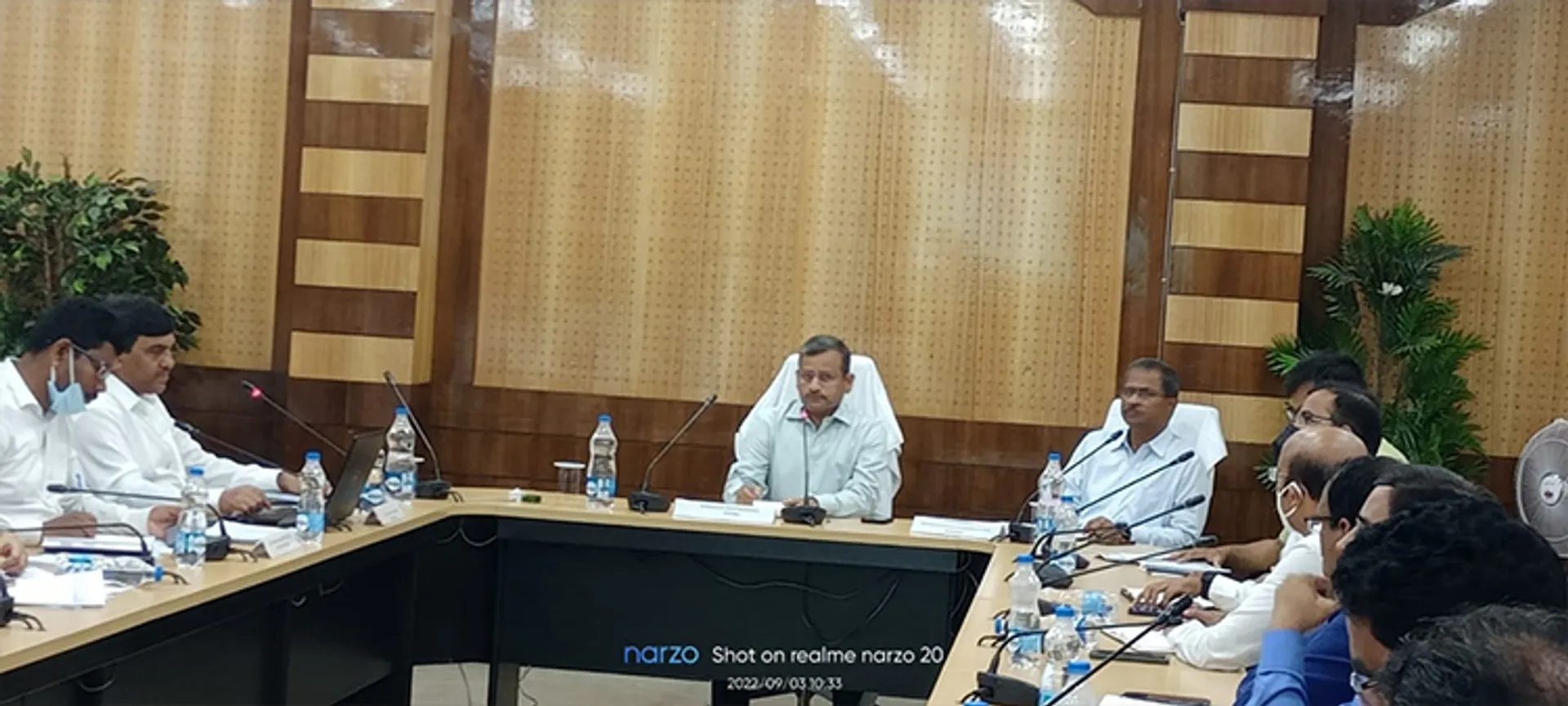 ମୁଖ୍ୟ ଶାସନ ସଚିବଙ୍କ ଝାରସୁଗୁଡ଼ା ଗସ୍ତ