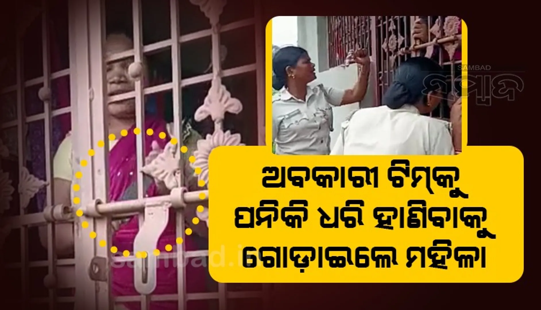 ଅବକାରୀ ଚଢ଼ଉ ପାଇଁ ଯାଇଥିବା ବେଳେ ପନିକି ଧରି ହାଣିବାକୁ ଗୋଡ଼ାଇଲେ ମହିଳା