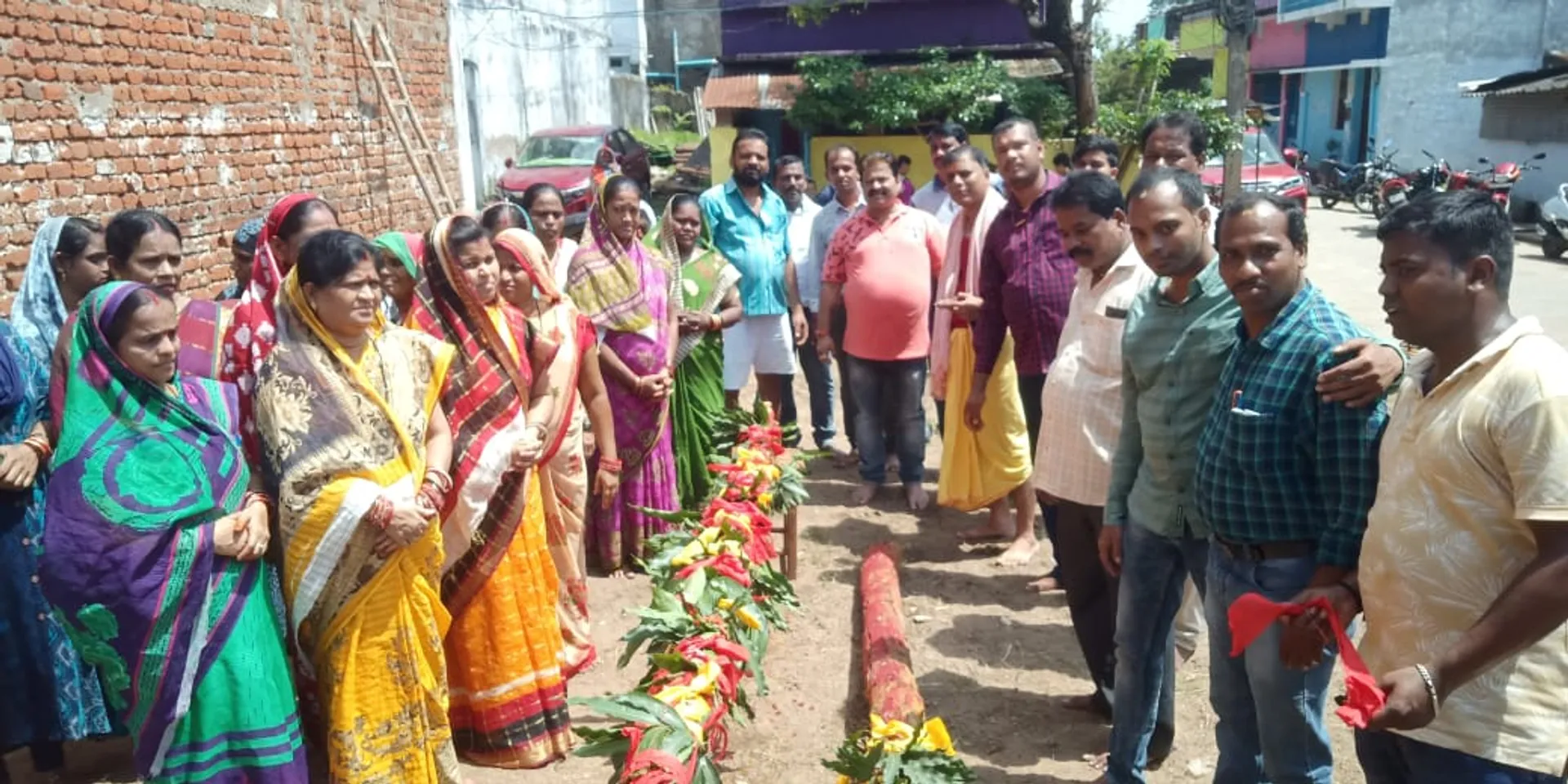 ଗଜଲକ୍ଷ୍ମୀ ପୂଜା ନିମନ୍ତେ ଶୁଭଖୁଣ୍ଟି ସ୍ଥାପନ