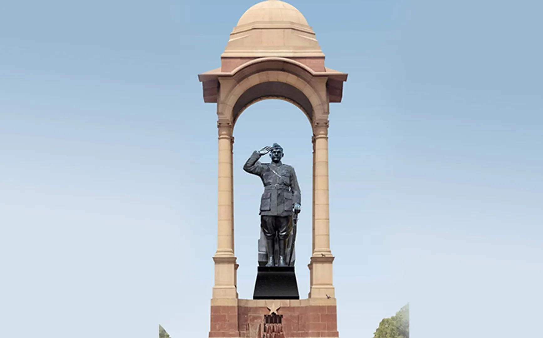 ଇଣ୍ଡିଆ ଗେଟ୍‌ରେ ନେତାଜୀ